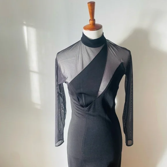 Tadashi Shoji Vintage Illusion Dress - Picture 2 of 6